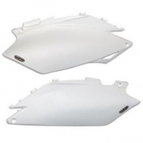 UFO Tabuľky zadné HONDA CRF 250R 11-13/CRF 450R 11-12 biele