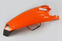 UFO plast Blatník zadný KTM EXC/EXC-F 2012-2016 s LED svetlom oranžový/čierny v ponuke