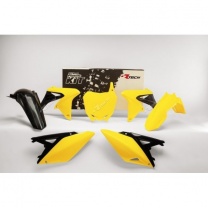 RTECH Sada plastov SUZUKI RMZ 250 2010- neónová
