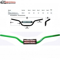  Riadidlá Renthal Fatbar 604RC zelené