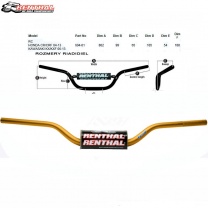  Riadidlá Renthal Fatbar 604RC zlaté