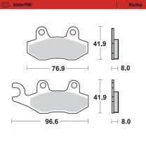 MOTO-MASTER Brzdové platničky Husqvarna, Kawasaki, Suzuki, Yamaha predné SinterPRO