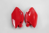 UFO PLAST Tabuľky zadné HONDA CRF 250 (04-05) červené