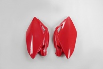 UFO plast Tabuľky zadné Honda CRF 250R 06-09 červené