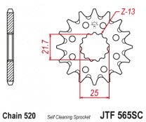 JT Sprockets Reťazové Koliesko