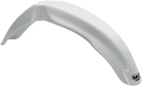 UFO Blatník predný HONDA CR 125-250 (00-03), CRF 450 02-03 biely