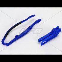 UFO Sada vodítok reťaze Yamaha YZ 125,250 09-14/YZF 450 09-22/WRF 250-450 09-23 modrá