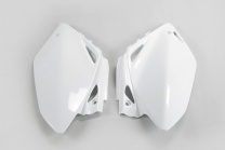 UFO Plast Tabuľky zadné HONDA CRF 450R 05-06 biele