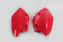 UFO plast Tabuľky zadné HONDA CRF 450R 05-06 červené