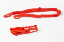 UFO plast Sada vodítok reťaze Honda CR 07, CRF 250R 07-09, CRF 450R 07-08 červená