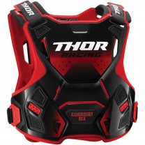  Chránič hrude THOR Guardian MX červeno/čierny