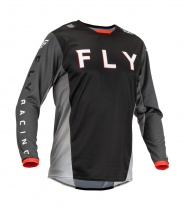 Fly Racing dres KINETIC KORE, FLY RACING - USA 2023 (černá/šedá)