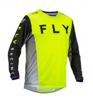 Fly Racing  dres KINETIC KORE, FLY RACING - USA 2023 (hi-vis/černá)