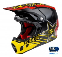 Fly Racing prilba FORMULA CC ROCKSTAR,(černá,červená/žlutá)