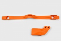 UFO plast Vodítko reťaze zadné + predné KTM SX-SX-F 97-06/EXC-EXC-F 97-07 oranžové