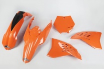 UFO plast Sada plastov KTM SX/SX-F 2007-2010, EXC/EXC-F 2008-2011 oranžová