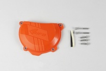 UFO Kryt spojky KTM SXF250 13-15 / SXF350 11-15 / EXC250 13-15 / EXC350 12-15 oranžové