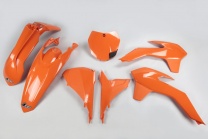UFO plast Plastový KIT KTM SX-SXF 13-15 SX250 16 oranžová farba
