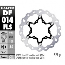 Galfer Predný brzdový kotúč HONDA (270mm) DF014FLS
