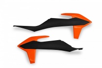 Polisport Kryty chladiča KTM SX/SX-F 2019-2022 EXC/EXC-F 2020-2023 čierno/oranžové