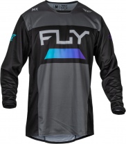  Dres FLY RACING KINETIC RELOAD  2024 šedo/čierno/modrý