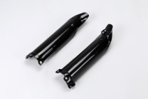 UFO plast Kryty predných tlmičov Kawasaki KXF 250 09-24, KXF 450 09-23 čierne