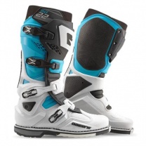  Čižmy GAERNE SG22 White / Black / Light blue