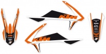 Blackbird Sada nálepiek Dream 4 KTM SX-SXF 16-18 / EXC 17-19