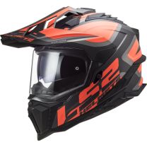  LS2 MX436 PIONEER RING BLACK TITANIUM HI VIS