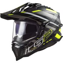  Prilba LS2 MX701 EXPLORER C EDGE GL.BLACK H-V YELL-06