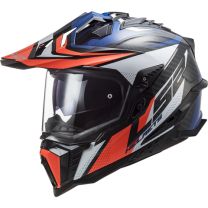  Prilba LS2 MX701 EXPLORER C FOCUS G.BLUE WHITE RED
