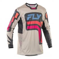  Dres FLY RACING LITE 2025 šedo/ružový