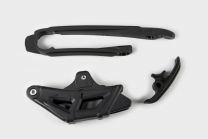 UFO plast Vodítko reťaze zadné + predné KTM EXC/EXC-F 2012-2023 čierne
