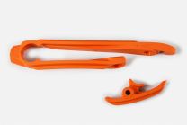 UFO plast Vodítko reťaze predné KTM EXC/EXC-F 2012-2023 oranžové
