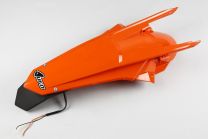 UFO plast Blatník zadný KTM EXC/EXC-F 2017-2019 Enduro LED oranžový