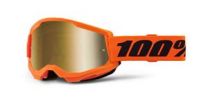 100% STRATA 2 NEW, okuliare 100% oranžové, zlaté plexi