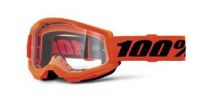 100% STRATA 2 NEW, okuliare 100% oranžové, číre plexi