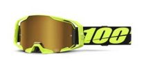 100% ARMATIC 100% okuliare Neon Yellow, zlaté true plexi