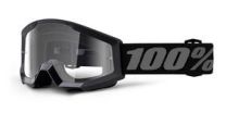 100% Okuliare Strata MINI Gron Black, 100% (číre plexi) detské