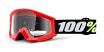 100% Okuliare Strata MINI Gron Red, 100% (číre plexi) detské