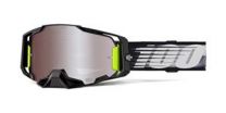 100% Okuliare ARMEGA LIGHTSPEED, 100% strieborné HIPER plexi