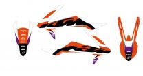Blackbird Sada nálepiek Dream 5 KTM SX-SXF 16-18 / EXC 17-19