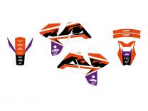 Blackbird Sada polepov Dream 5 KTM SX/EXC 1998-2000