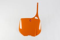 UFO plast Tabuľka predná KTM 125-620 1993-1998 oranžová