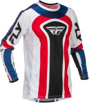 FLY Dres LITE, FLY RACING - USA 2026 (červená/biela/modrá)
