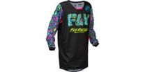 FLY Dres KINETIC MUTANT, FLY RACING - USA 2026 detské (čierna/multi color)