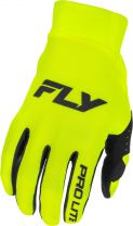 FLY Rukavice pre& LITE. FLY RACING - USA 2026 (hi-vis/čierna)