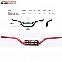  Renthal riadidlá Fatbar 604 RC/CRF/KXF, červené