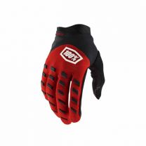  Rukavice 100% AIRMATIC červeno-čierne