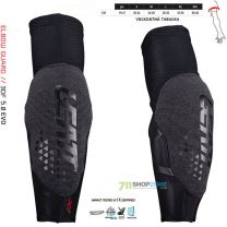 Leatt 3DF 5.0 Evo elbow chrániče lakťov, čierna
